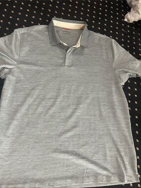 Untuck It Men's Heather Gray Polo Shirt xl